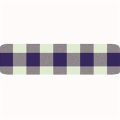 Blue Purple And White Plaids Large Bar Mats by ConteMonfrey