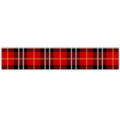 Black, White And Red Classic Plaids Large Flano Scarf  by ConteMonfrey