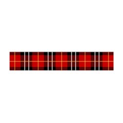 Black, White And Red Classic Plaids Flano Scarf (mini) by ConteMonfrey