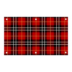 Black, White And Red Classic Plaids Banner And Sign 5  X 3  by ConteMonfrey