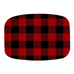 Red And Black Plaids Mini Square Pill Box by ConteMonfrey