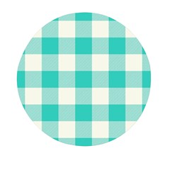 Blue And White Plaids Mini Round Pill Box (pack Of 3) by ConteMonfrey