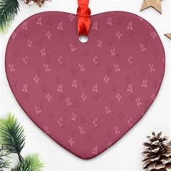 Background-flower Pattern Ornament (heart)