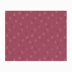 Background-flower Pattern Small Glasses Cloth