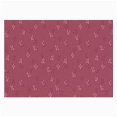 Background-flower Pattern Large Glasses Cloth (2 Sides)