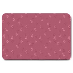 Background-flower Pattern Large Doormat  by nateshop