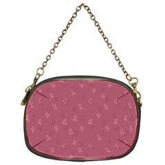 Background-flower Pattern Chain Purse (One Side)