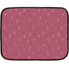 Background-flower Pattern Double Sided Fleece Blanket (mini)  by nateshop