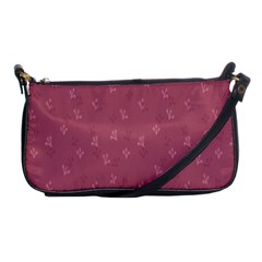 Background-flower Pattern Shoulder Clutch Bag