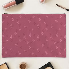 Background-flower Pattern Cosmetic Bag (XXL)