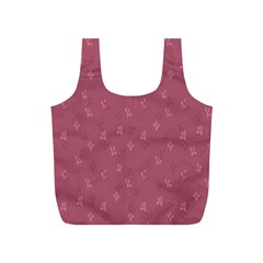 Background-flower Pattern Full Print Recycle Bag (S)