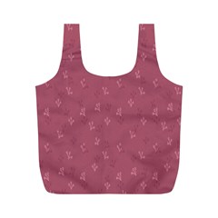 Background-flower Pattern Full Print Recycle Bag (M)