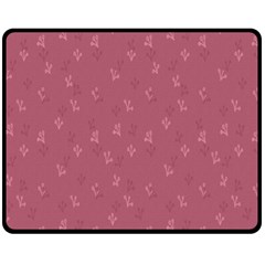 Background-flower Pattern Double Sided Fleece Blanket (medium)  by nateshop