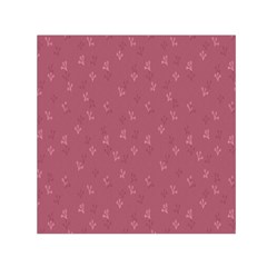 Background-flower Pattern Square Satin Scarf (30  x 30 )