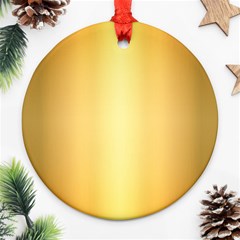 Background-gold Round Ornament (two Sides) by nateshop