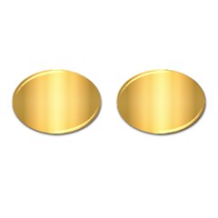 Background-gold Cufflinks (oval) by nateshop