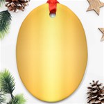 Background-gold Oval Ornament (Two Sides) Front