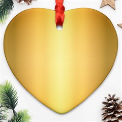 Background-gold Heart Ornament (two Sides) by nateshop