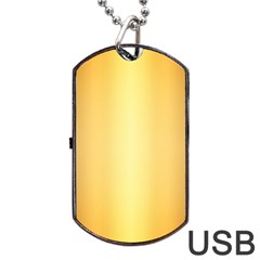 Background-gold Dog Tag Usb Flash (two Sides) by nateshop