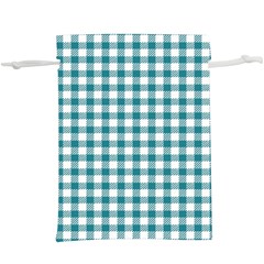 Straight Blue White Small Plaids  Lightweight Drawstring Pouch (xl) by ConteMonfrey