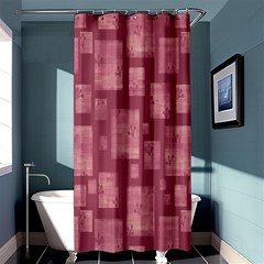 Background-pattern Flower Shower Curtain 36  X 72  (stall)  by nateshop