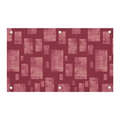 Background-pattern Flower Banner And Sign 5  X 3 