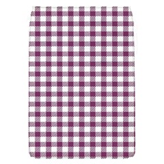 Straight Purple White Small Plaids  Removable Flap Cover (s) by ConteMonfrey