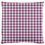 Straight Purple White Small Plaids  Standard Flano Cushion Case (Two Sides) Front