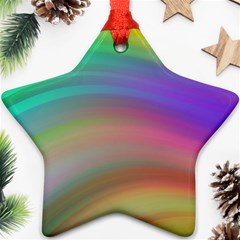 Background-rainbow Ornament (star) by nateshop