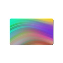 Background-rainbow Magnet (name Card) by nateshop