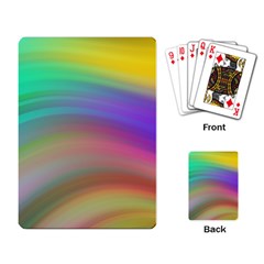 Background-rainbow Playing Cards Single Design (rectangle) by nateshop