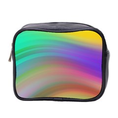 Background-rainbow Mini Toiletries Bag (two Sides) by nateshop