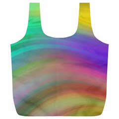 Background-rainbow Full Print Recycle Bag (xl) by nateshop