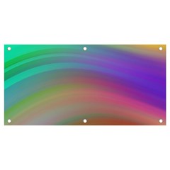 Background-rainbow Banner And Sign 4  X 2 