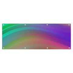 Background-rainbow Banner And Sign 8  X 3 