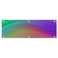 Background-rainbow Banner And Sign 6  X 2 