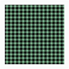 Straight Green Black Small Plaids   Medium Glasses Cloth by ConteMonfrey