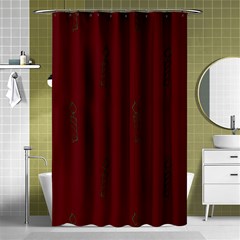 Candles Shower Curtain 48  X 72  (small)  by nateshop