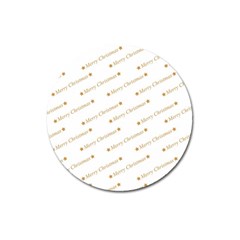 Cute Christmas Magnet 3  (round) by nateshop