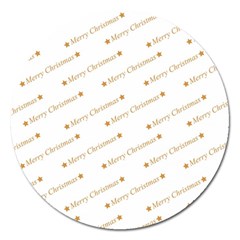 Cute Christmas Magnet 5  (round) by nateshop