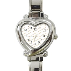 Cute Christmas Heart Italian Charm Watch by nateshop