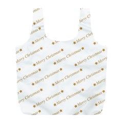 Cute Christmas Full Print Recycle Bag (l) by nateshop