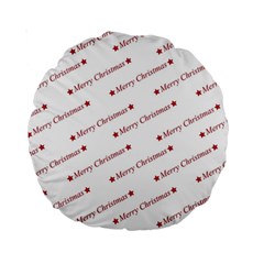 Christmas Cute Standard 15  Premium Round Cushions by nateshop