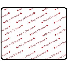 Christmas Cute Double Sided Fleece Blanket (medium)  by nateshop