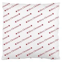 Christmas Cute Large Flano Cushion Case (one Side) by nateshop