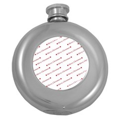 Christmas Cute Round Hip Flask (5 Oz) by nateshop