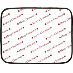 Christmas Cute Double Sided Fleece Blanket (mini)  by nateshop