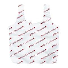 Christmas Cute Full Print Recycle Bag (l) by nateshop