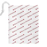 Christmas cute Drawstring Pouch (4XL) Back