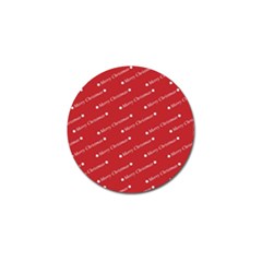 Cute Christmas Red Golf Ball Marker by nateshop